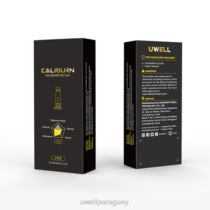 R8Z0K2 - UWELL e cigarette un2 mallado-h 12ohm UWELL CALIBURN G2 bobinas | paquete de 4